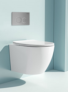 Кнопка для инсталляции Roxen Santi 410260M хром матовый