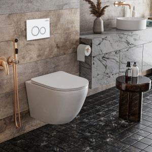 Кнопка для инсталляции Roxen Santi 410260W белый