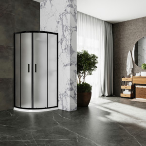 Душевой уголок Roxen Santi 55020-90BC 90х90 черный