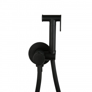 Смеситель встраиваемый Roxen Santi 500940-B с гигиеническим душем черный