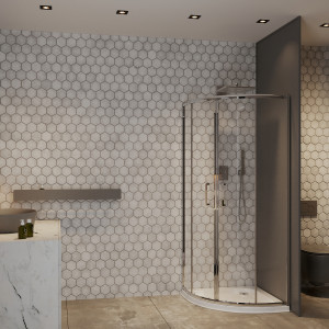 Душевой уголок Roxen Santi 55020-80 80х80 хром