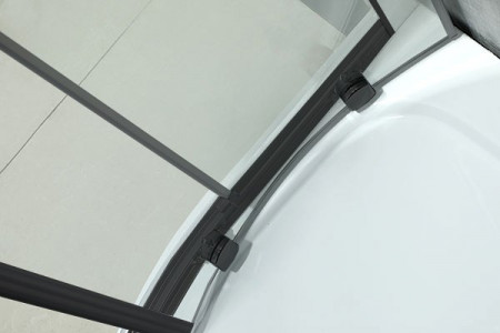 Душевой уголок Roxen Santi 55020-90B 90х90 черный