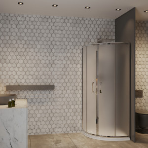 Душевой уголок Roxen Santi 55020-90C 90х90 хром