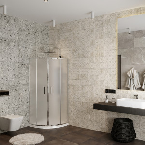 Душевой уголок Roxen Santi 55020-90C 90х90 хром