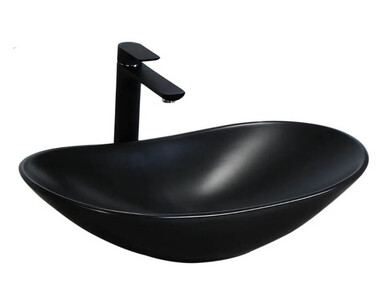Накладной умывальник Rea Royal 60 Black matt U0442 61,5х37