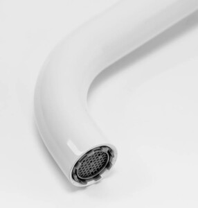 Смеситель для умывальника Rea Lungo White B4400
