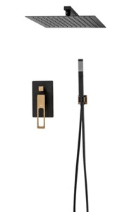Душевая система Rea Vigo Black P7001