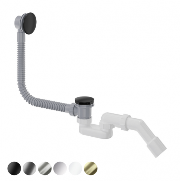 Цветной сифон для ванны полуавтомат VIEIR