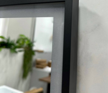 Зеркало Roxen Sigma 50x70 в черной алюминиевой раме