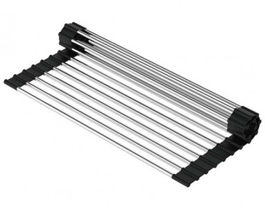 Кухонная мойка Roxen Simple 45 PVD (графит) 45x45 см с ролл-матом и дозатором