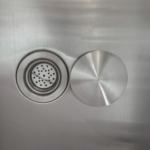 Кухонная мойка Roxen Simple 60 с коландером и дозатором 60x48 см