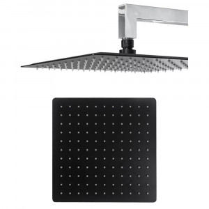 Душевая система встраиваемая Hansberge H6077BC черный/хром