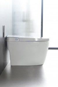 Умный приставной унитаз Roxen Smart Turbo 670300-02 с функцией биде и импульсным смывом