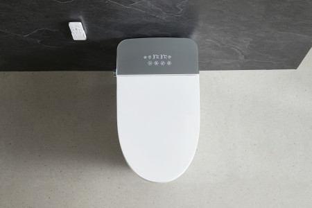 Умный приставной унитаз Roxen Smart Turbo 670300-02 с функцией биде и импульсным смывом