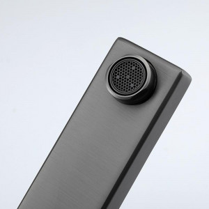 Смеситель для раковины Gappo G1017-92 Оружейная сталь