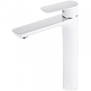 Смеситель для раковины Gappo G1048-2 Белый-хром