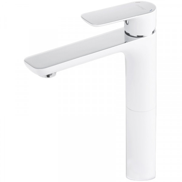Смеситель для раковины Gappo G1048-2 Белый-хром