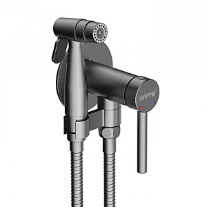 Смеситель с гигиеническим душем Gappo G7206-9 Графит