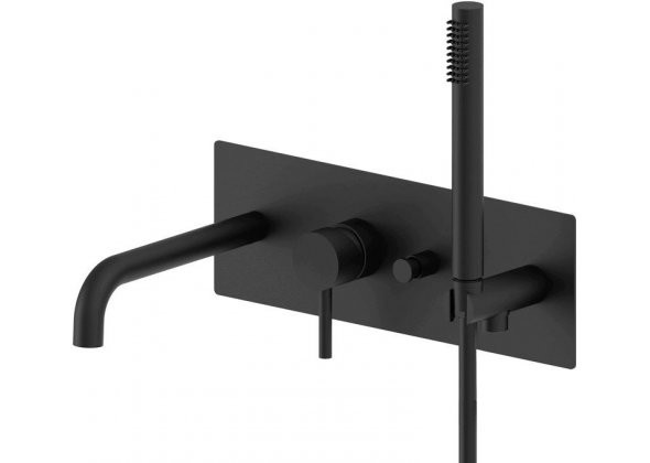 Смеситель ванно-душевой Paffoni Light LIG001NO черный