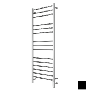 Электрический полотенцесушитель Terminus Аврора П15 500х1300 черный матовый (sensor quick touch)
