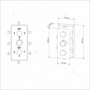 Встраиваемый термосмеситель RGW SP-41 21140541-31