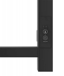 Электрический полотенцесушитель Roxen Square 11050-5365B черный матовый 53 х 65