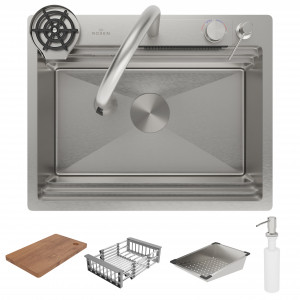 Кухонная мойка Roxen Stage Plus 60 60x48 см (8 в1)