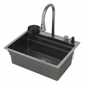 Кухонная мойка Roxen Stage Plus 60B 60x48 см (8 в 1)