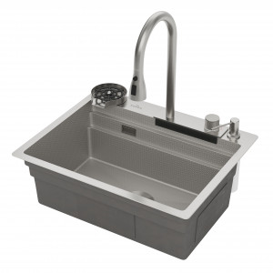 Кухонная мойка Roxen Stage Plus 60-S 60x48 см (8 в1)