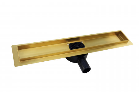 Душевой трап двусторонний Roxen Supra Gold 91050-120GB 120 см золото матовое