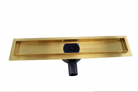 Душевой трап двусторонний Roxen Supra Gold 91050-120GB 120 см золото матовое