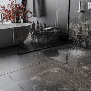 Душевой трап двусторонний Roxen Supra GunMetal 91050-120GM 120 см оружейная сталь