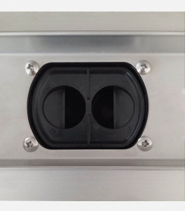 Душевой трап двусторонний Roxen Supra GunMetal 91050-120GM 120 см оружейная сталь