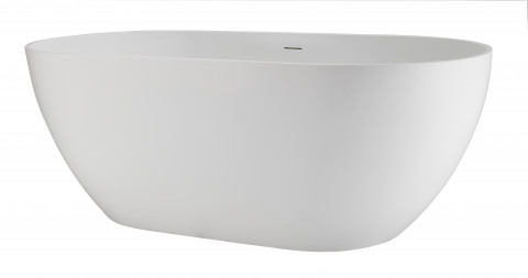 Ванна из искусственного камня Roxen Terra 170х78 Corian Solid Surface + акрил