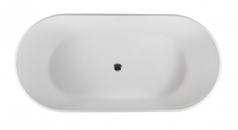 Ванна из искусственного камня Roxen Terra 170х78 Corian Solid Surface + акрил