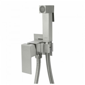 Гигиенический душ со смесителем встраиваемый Hansberge H3077NK никель