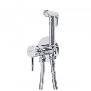 Гигиенический душ со смесителем встраиваемый Hansberge H3099C хром