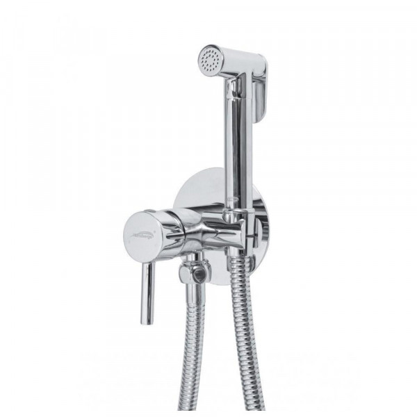 Гигиенический душ со смесителем встраиваемый Hansberge H3099C хром