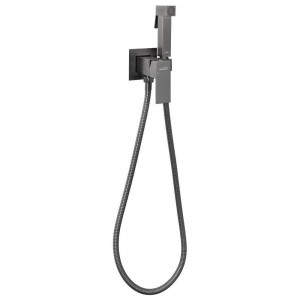 Гигиенический душ со смесителем встраиваемый Hansberge H3077BG графит