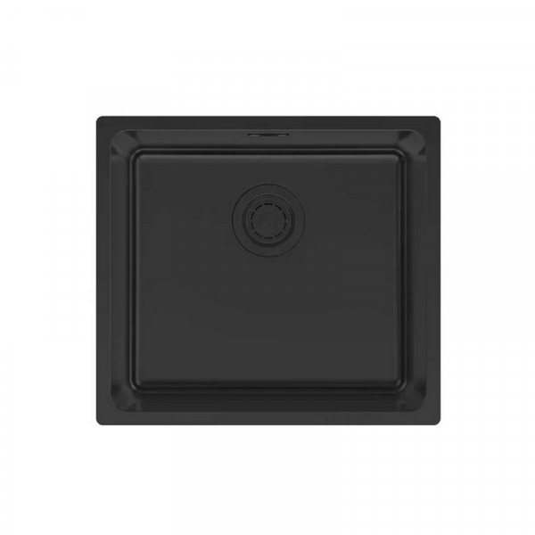 Кухонная мойка Paulmark YUNI 49 UNI YU49-MBN матовый черный 49х44см