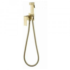 Гигиенический душ со смесителем встраиваемый Grocenberg GB002MG матовое золото