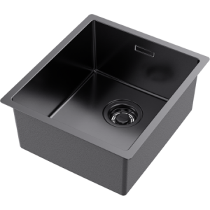 Кухонная мойка Omoikiri TADZAVA 39-U GM вороненая сталь 39х44