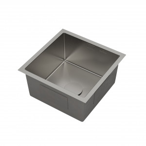 Кухонная мойка Roxen Uno 44 под столешницу 44x44 см с ролл-матом и дозатором