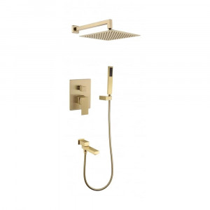 Душевая система встраиваемая Grocenberg GB5089MG-1 матовое золото