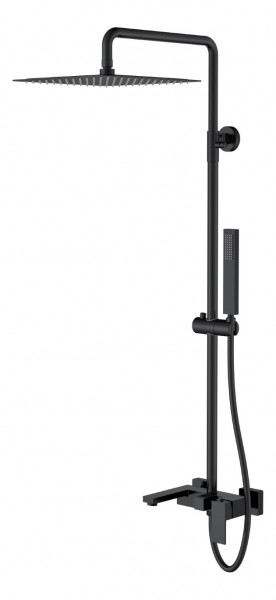 Стойка для душа Boheme Qubic Matt Black 478-B черный