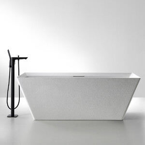 Ванна из искусственного камня ABBER Berlin AM9912 белая 170х75