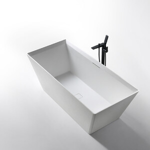 Ванна из искусственного камня ABBER Berlin AM9912 белая 170х75