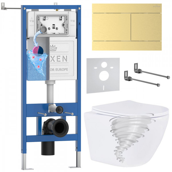 Комплект 6 в 1 Roxen StounFix Dual Fresh 868640 (состоит из: 710200, Velar 420300GB, 530205-01)