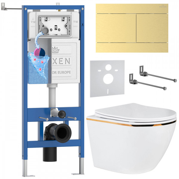 Комплект 6 в 1 Roxen StounFix Dual Fresh 868646 (состоит из: 710200, Velar 420300GB, 530110-01G)