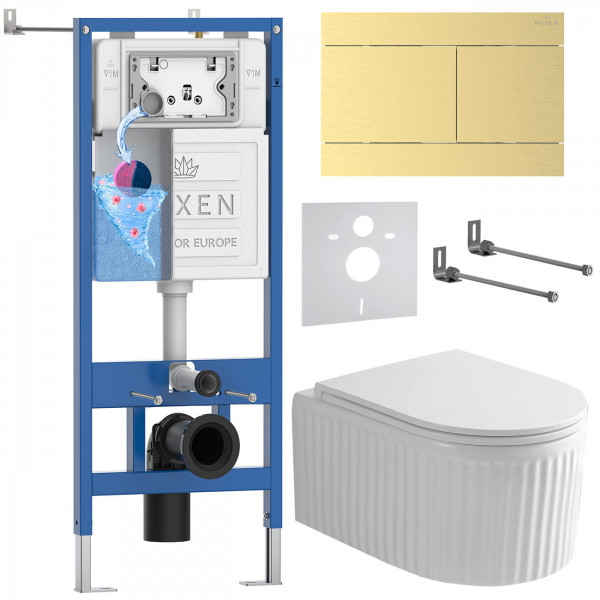 Комплект 6 в 1 Roxen StounFix Dual Fresh 868649 (состоит из: 710200, Velar 420300GB, 530200-01)